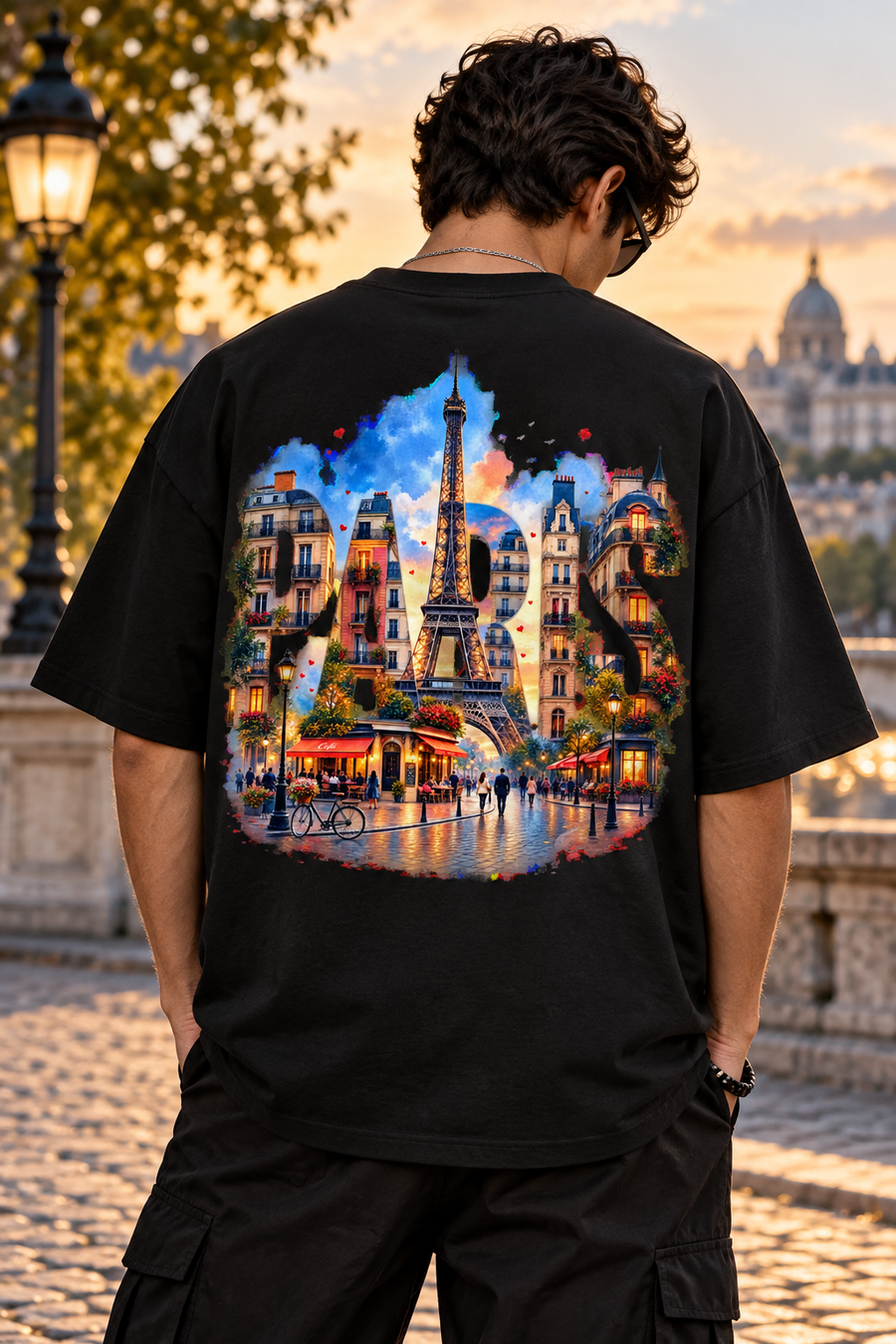 RD Boulevard Paris Watercolor Tee