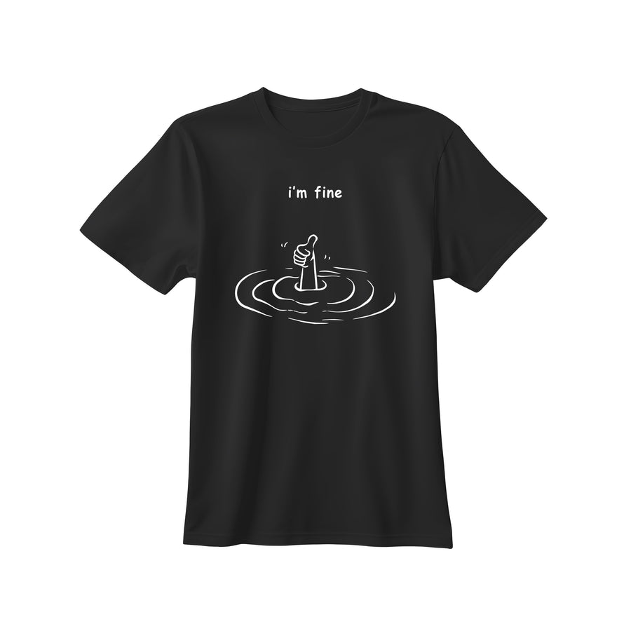 RD "I'm Fine" Ripple Tee