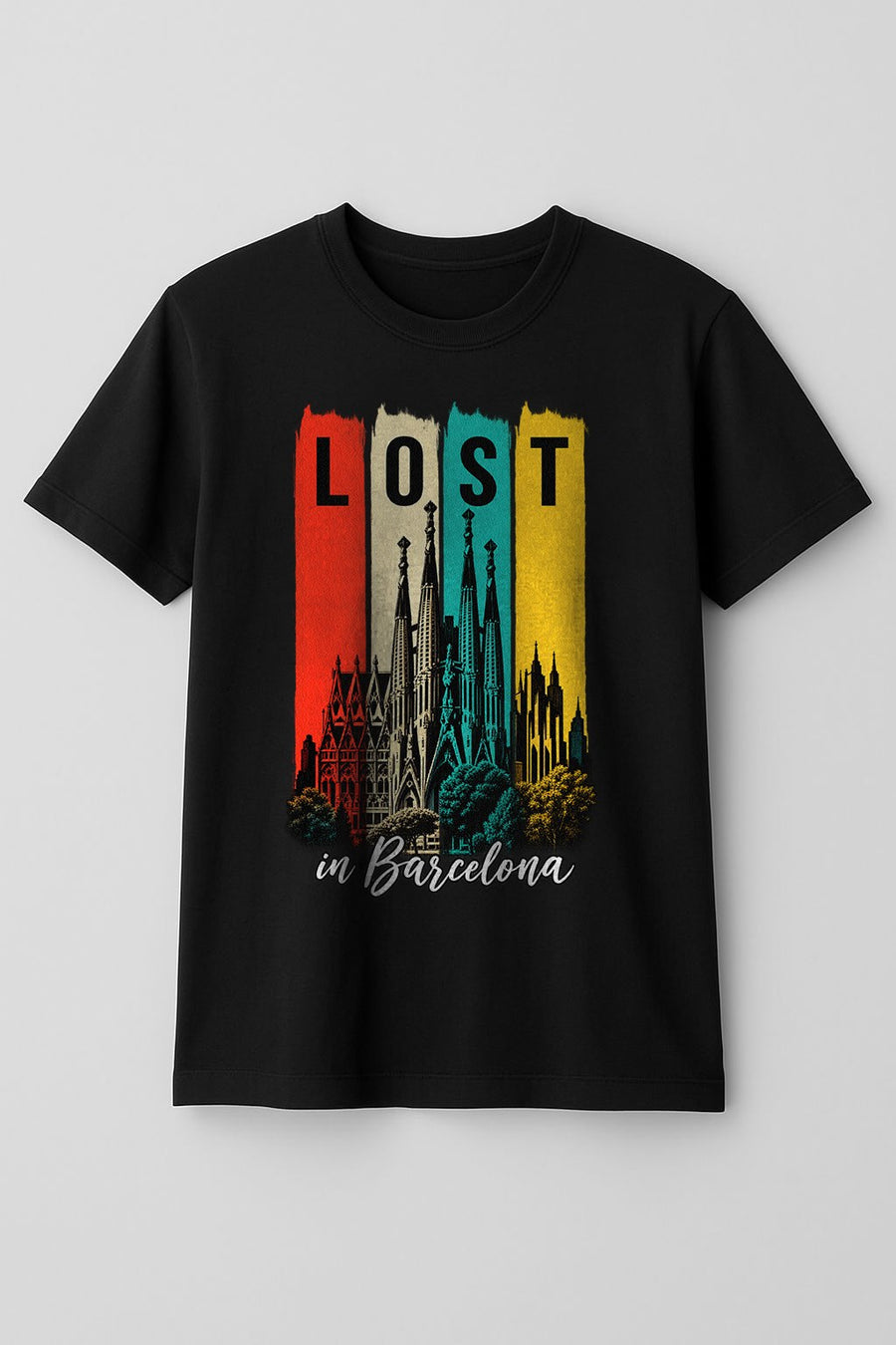 RD Lost In Barcelona Modernist Tee