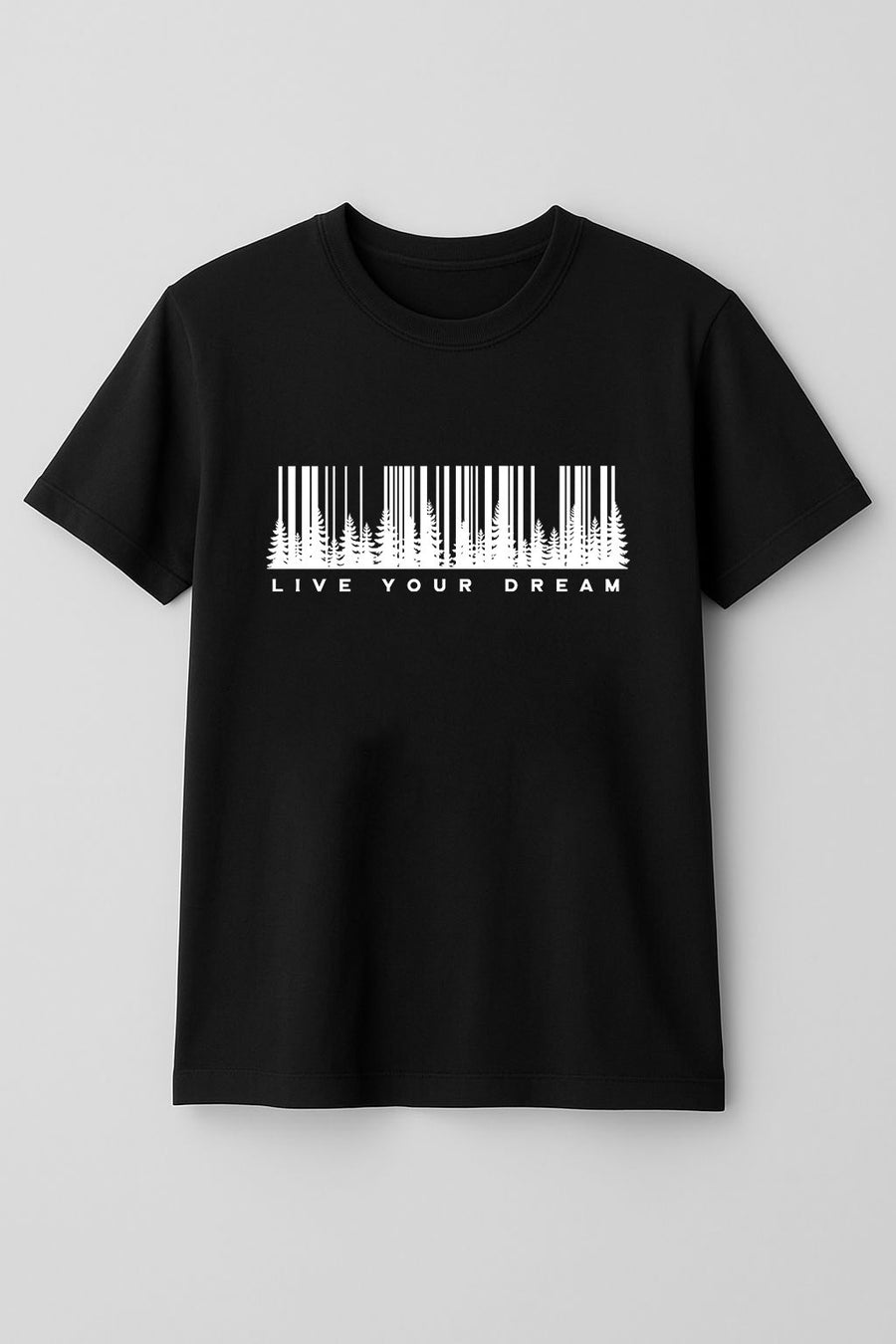 RD Pine Horizon Barcode Tee