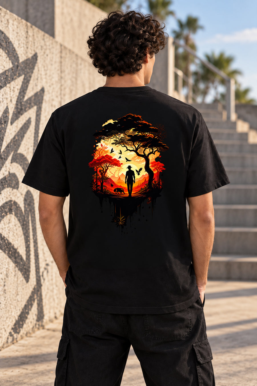 RD Serengeti Twilight Acacia Tee
