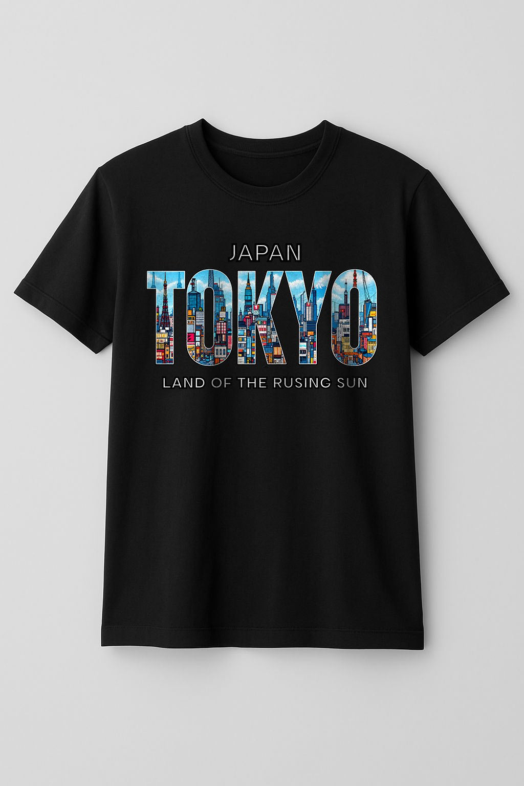 RD Shibuya Glow Tokyo Skyline Tee