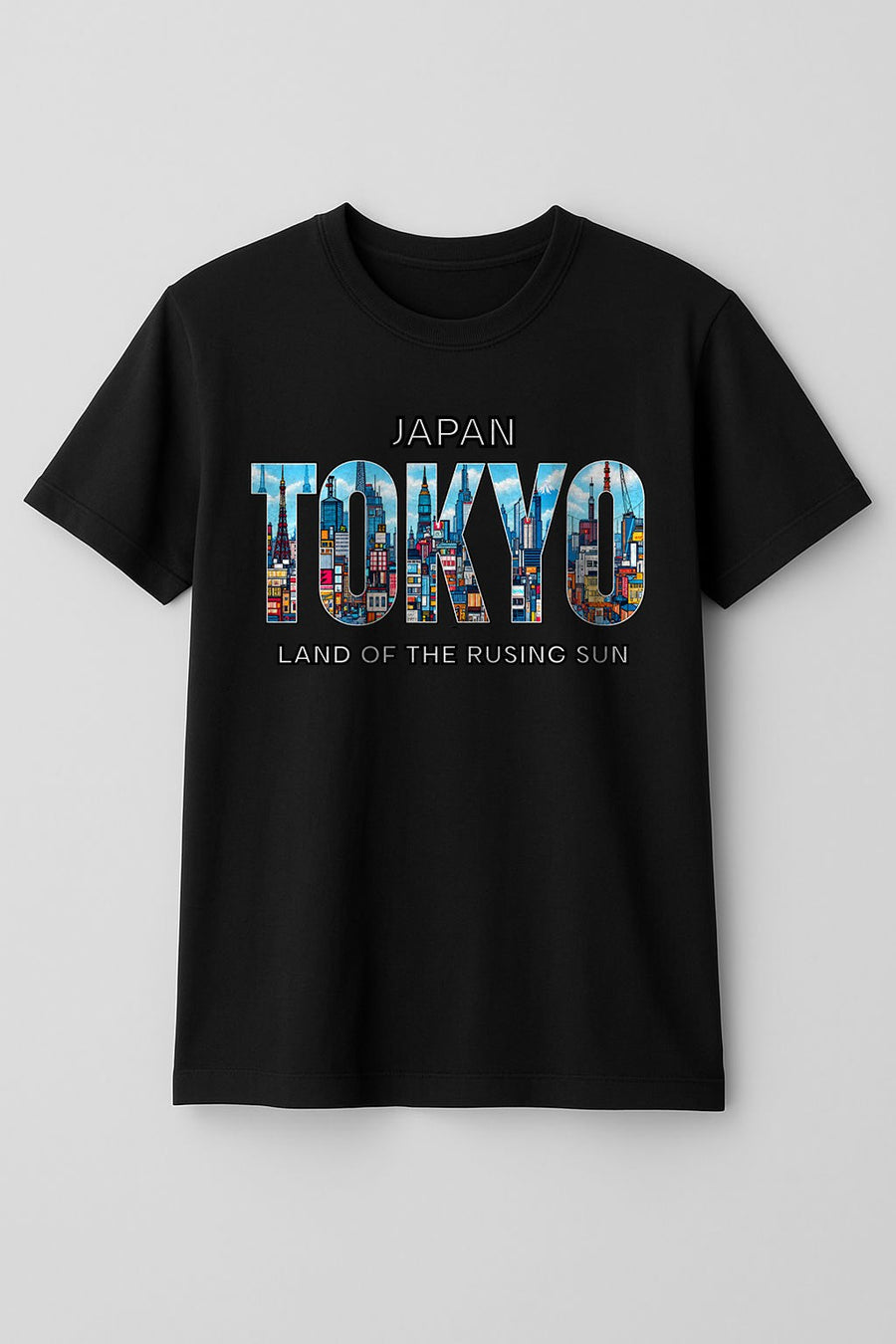 RD Shibuya Glow Tokyo Skyline Tee