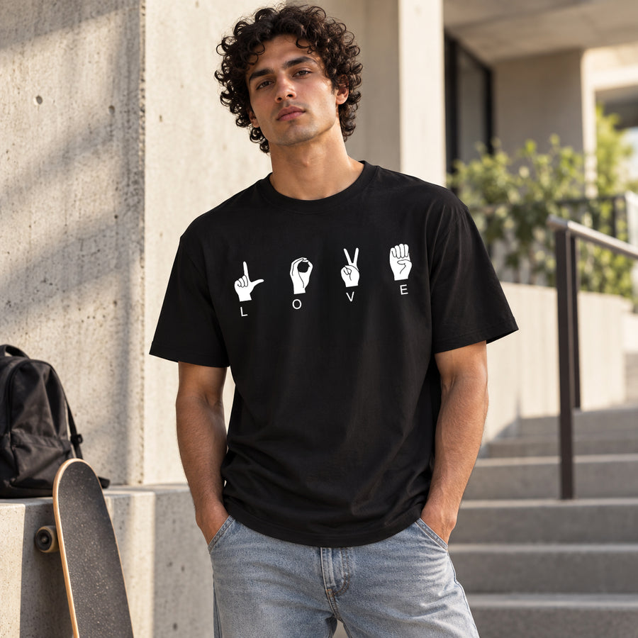 RD Silent Signs Love Tee