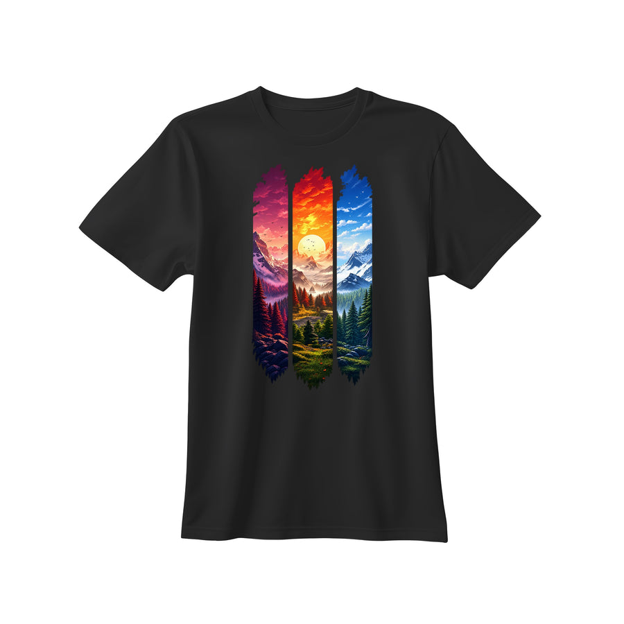 RD Tri-Peak Sunrise Triptych Tee