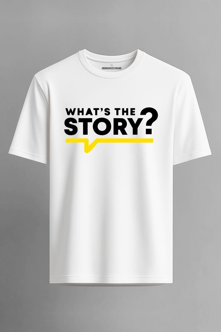 RD "What's The Story?" Type Tee