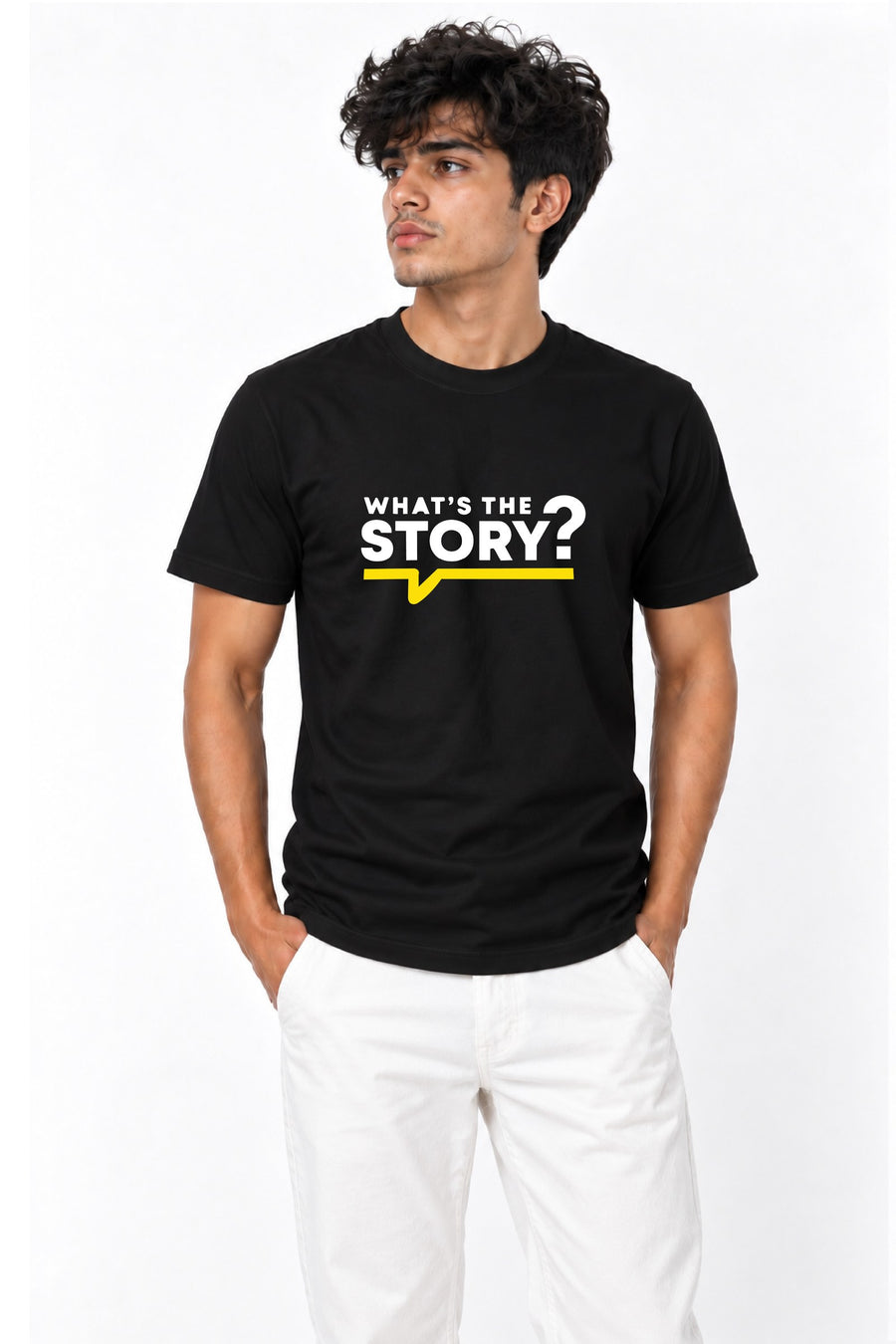 RD "What's The Story?" Type Tee