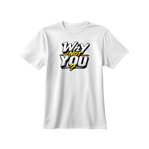 RD "Why Not You?" Comic Tee in White